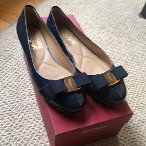 Salvatore Ferragamo Patton leather flats
